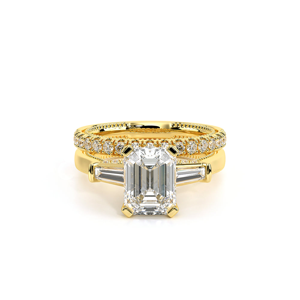 Renaissance-991EM-S-14K Yellow Gold Emerald