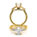 Verragio Three-Stone Oval Engagement Ring