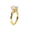 Verragio Three-Stone Oval Engagement Ring
