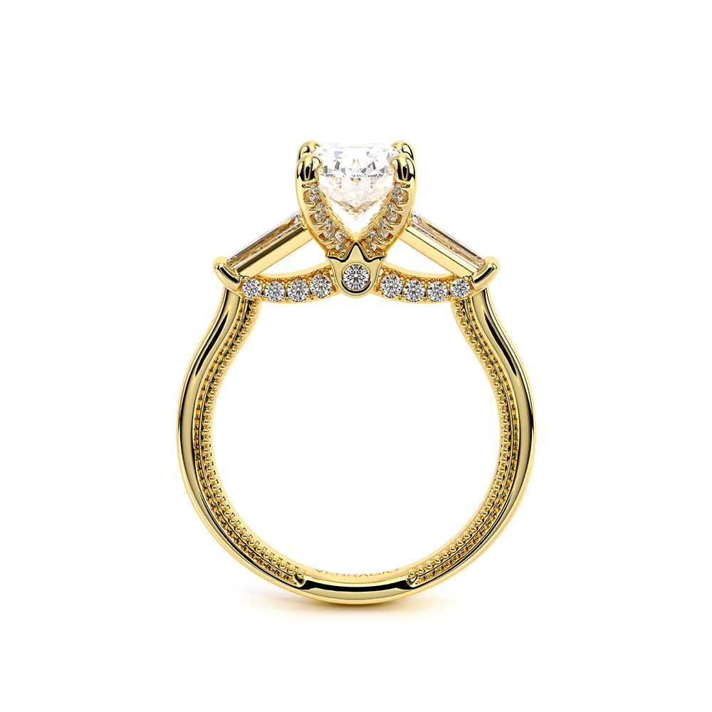 Renaissance-991OV-S-18K Yellow Gold Oval