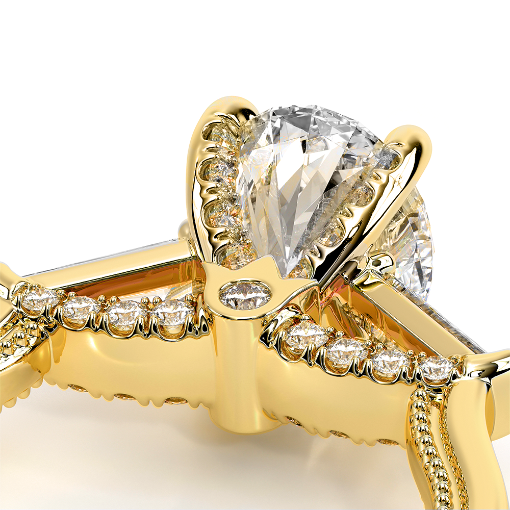 Verragio Three-Stone Oval Engagement Ring