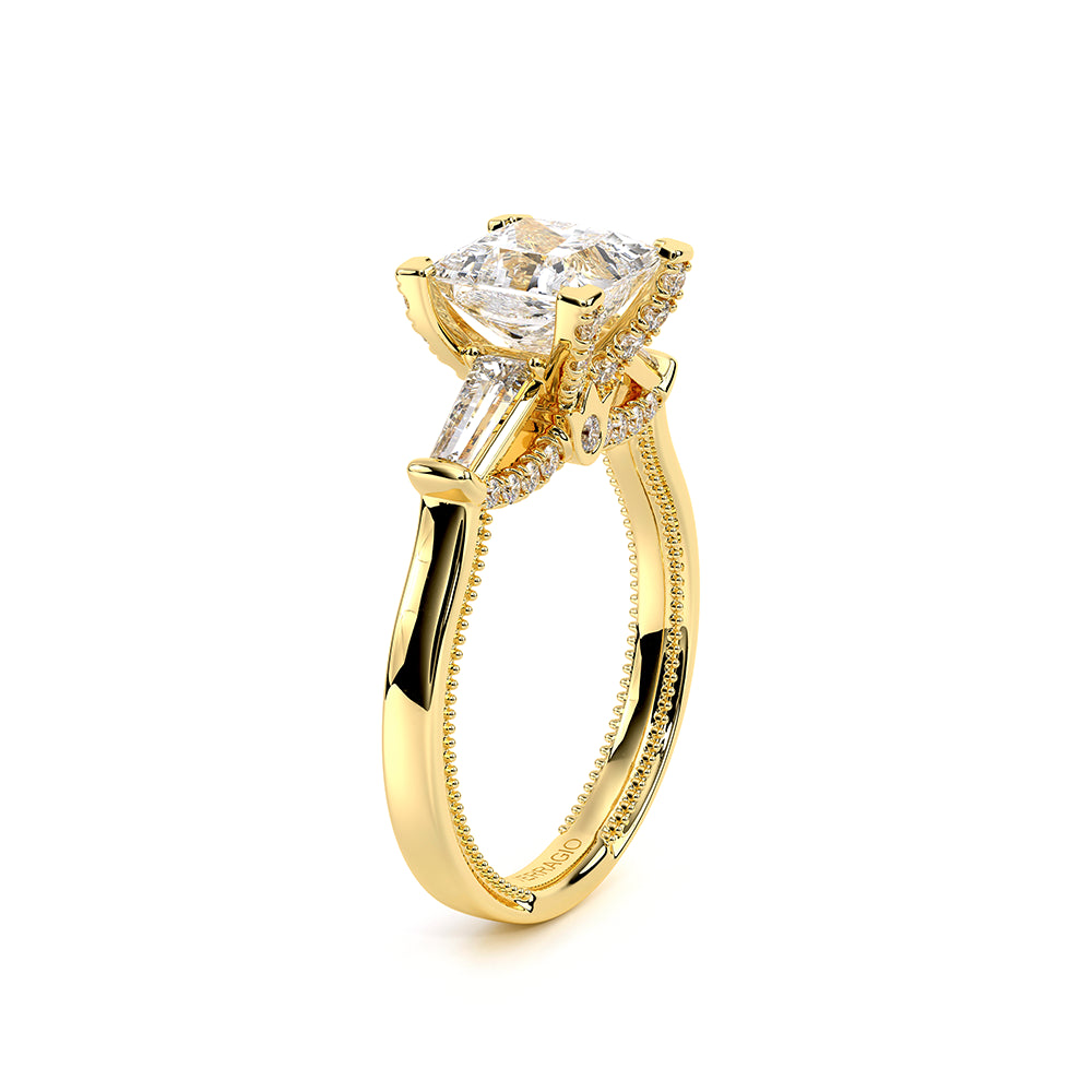 Renaissance-991P-S-14K Yellow Gold Princess