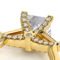 Verragio Three-Stone Princess Engagement Ring