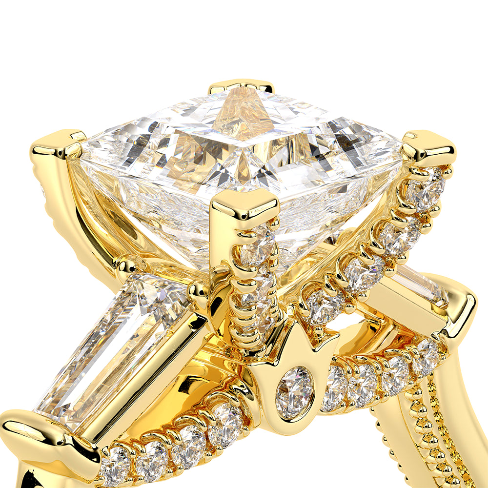 Renaissance-991P-S-18K Yellow Gold Princess