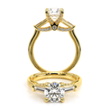 Verragio Three-Stone Round Engagement Ring
