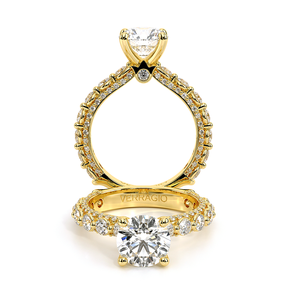 Verragio Pave Round Engagement Ring