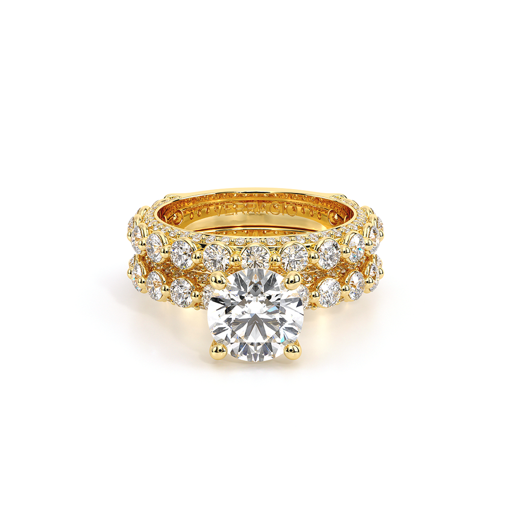 Verragio Pave Round Engagement Ring