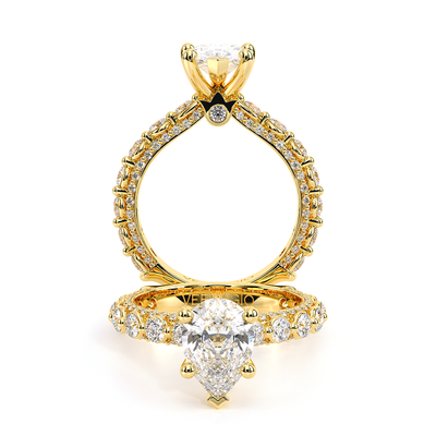 Verragio Pave Pear Engagement Ring