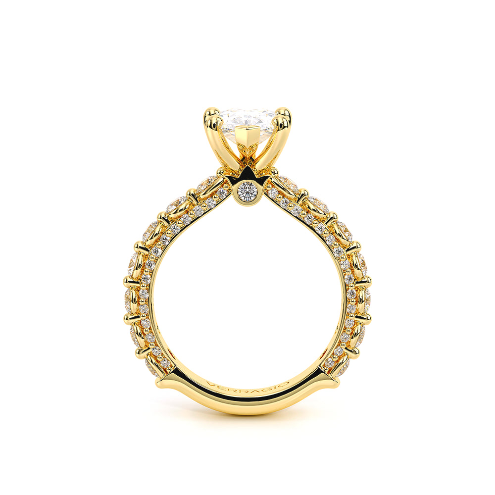 Couture-0488ps25-18k Yellow Gold Pear