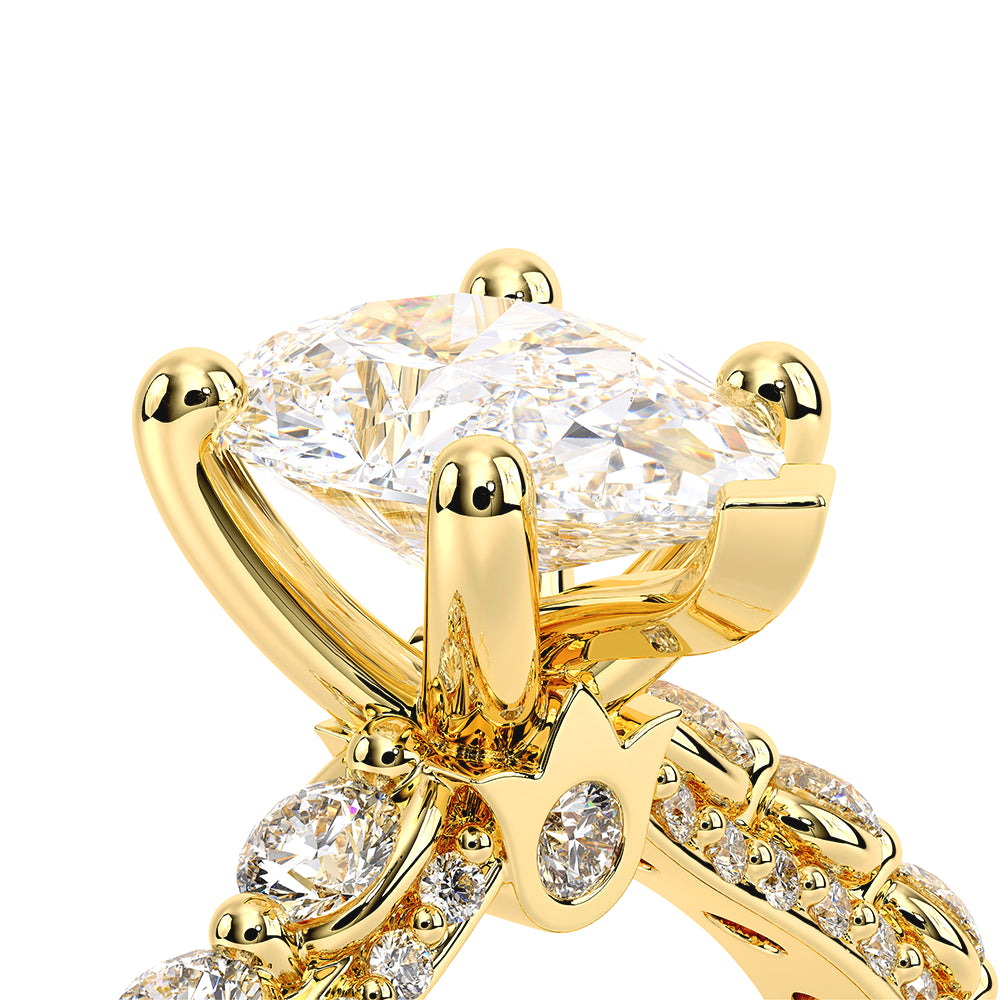 Couture-0488ps25-18k Yellow Gold Pear