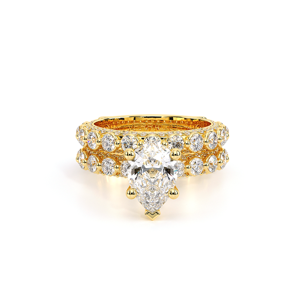 Verragio Pave Pear Engagement Ring