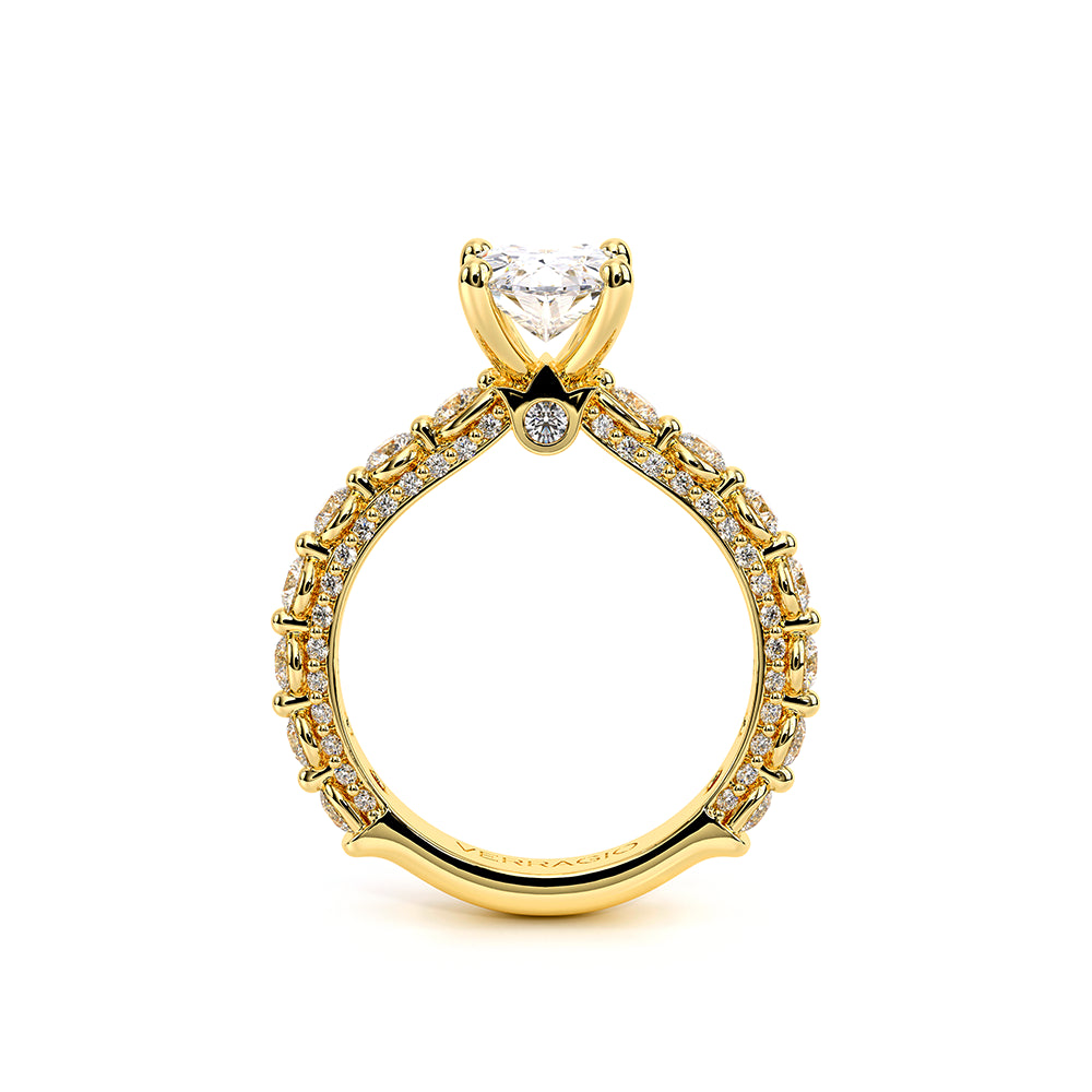 Couture-0488ov25-14k Yellow Gold Oval
