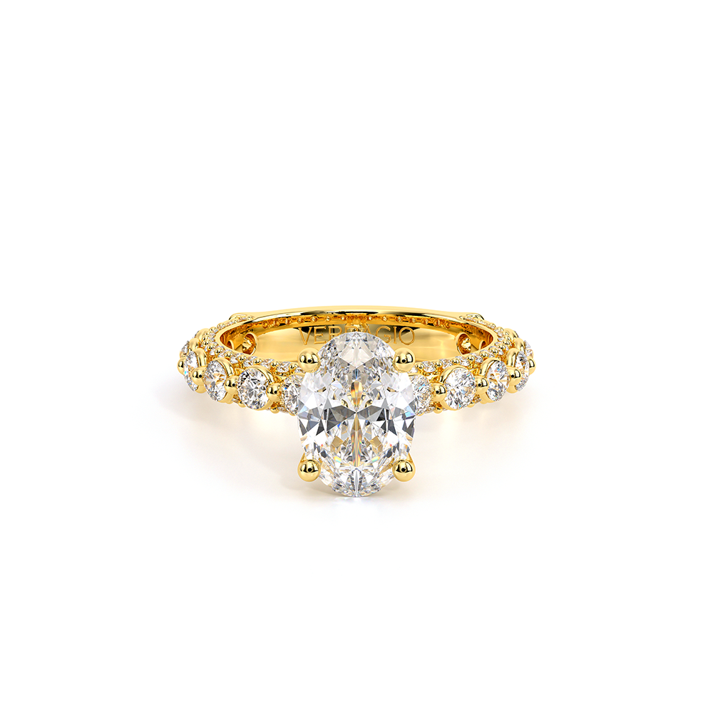 Verragio Pave Oval Engagement Ring