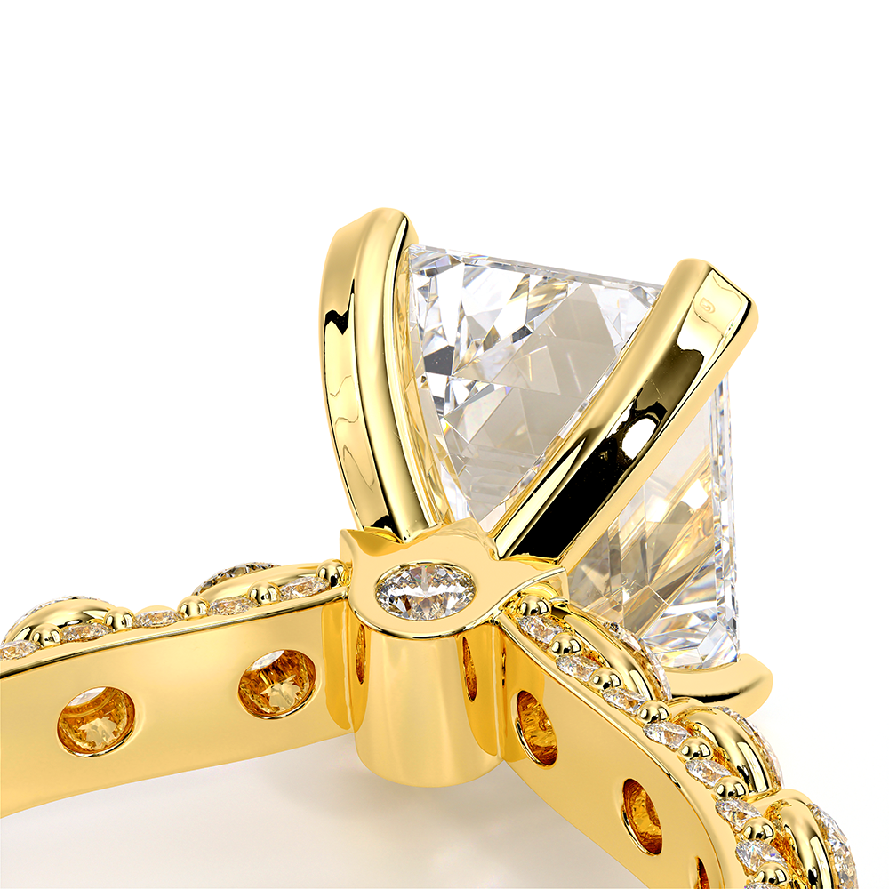 Verragio Pave Emerald Engagement Ring