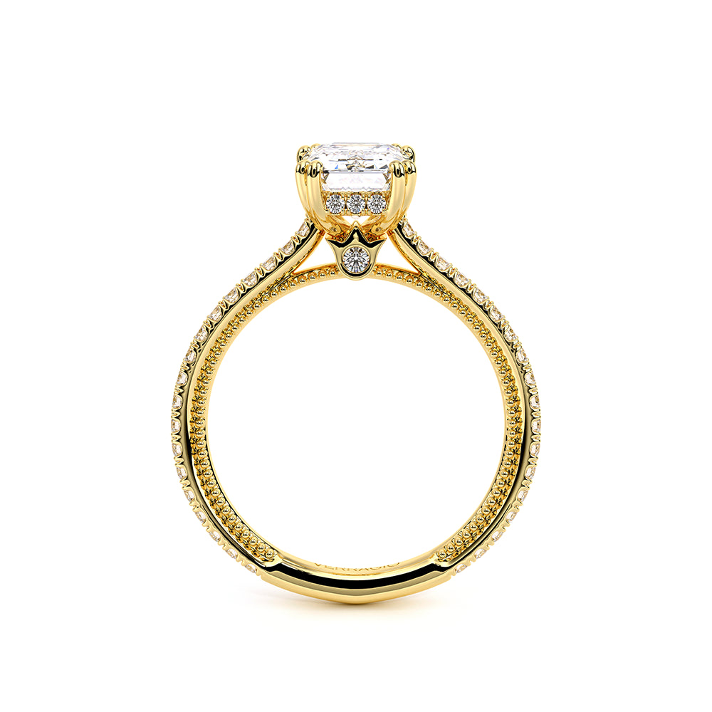 Renaissance-992EM13-18K Yellow Gold Emerald