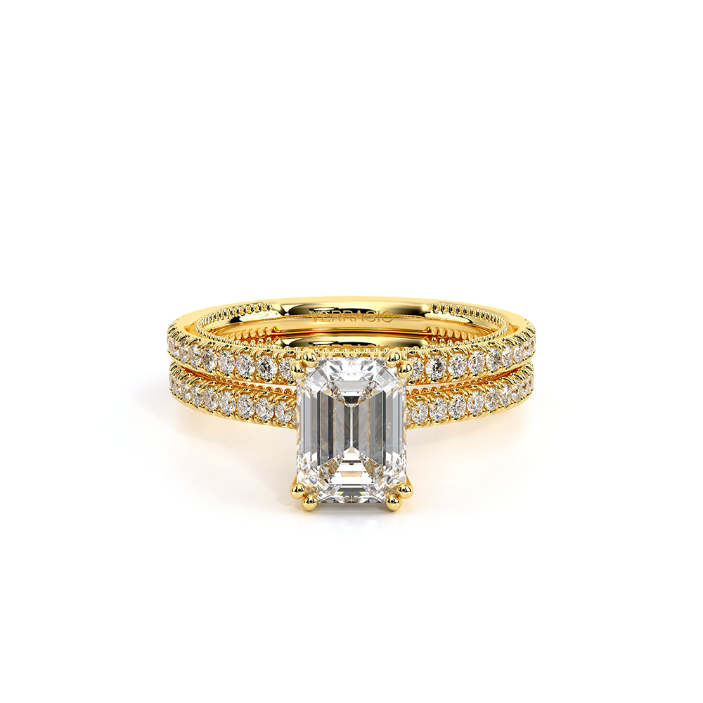 Renaissance-992EM13-14K Yellow Gold Emerald