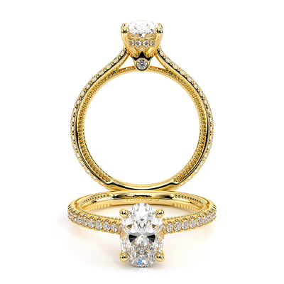 Verragio Pave Oval Engagement Ring