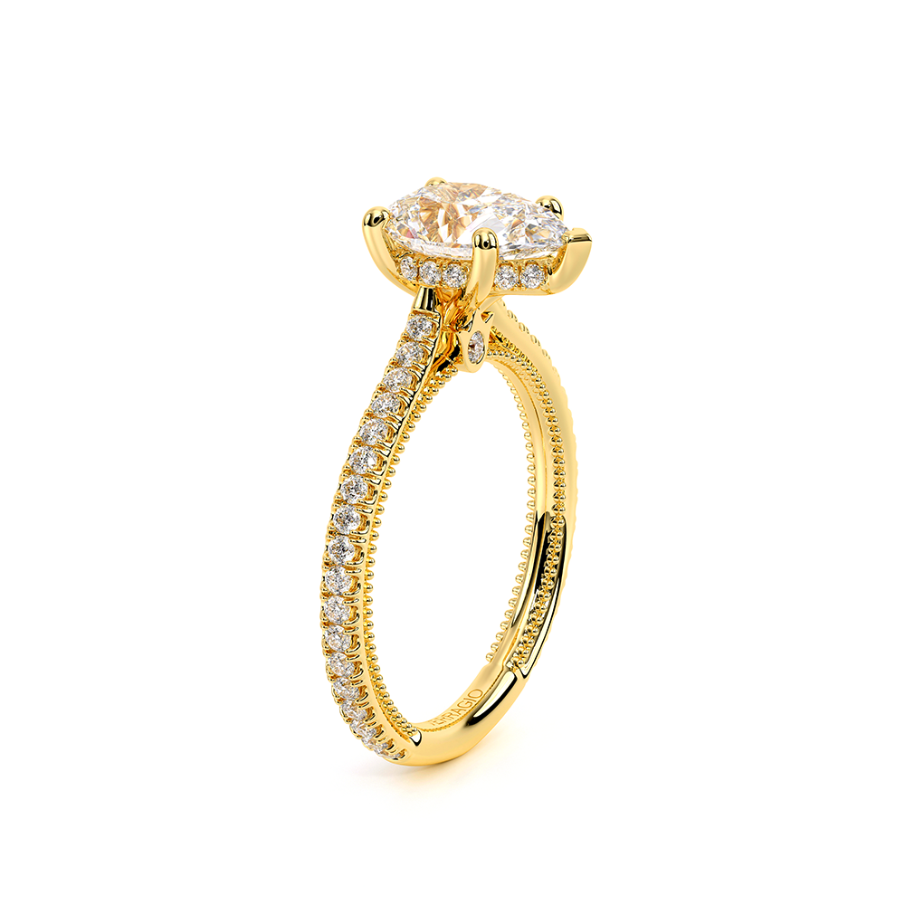 Verragio Pave Pear Engagement Ring