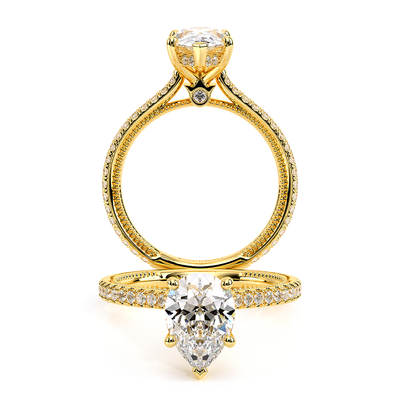 Verragio Pave Pear Engagement Ring