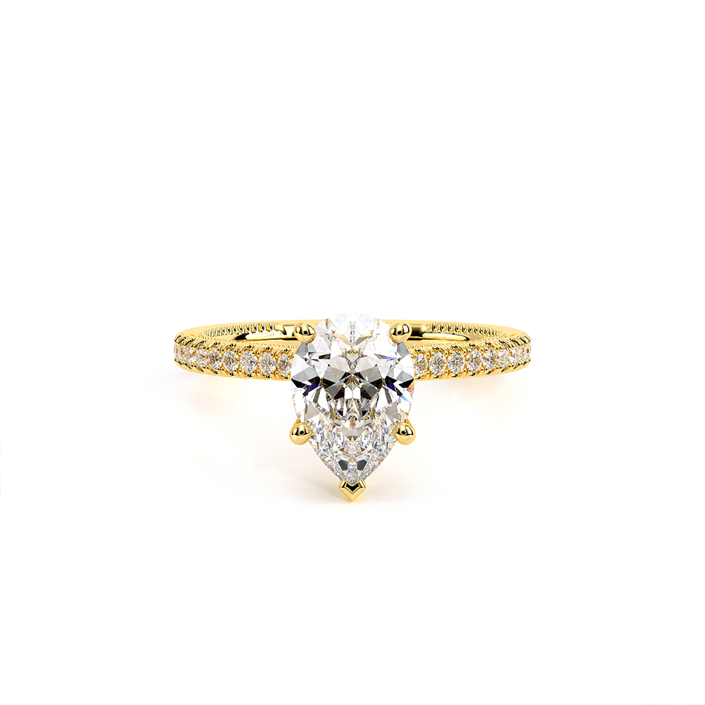 Verragio Pave Pear Engagement Ring