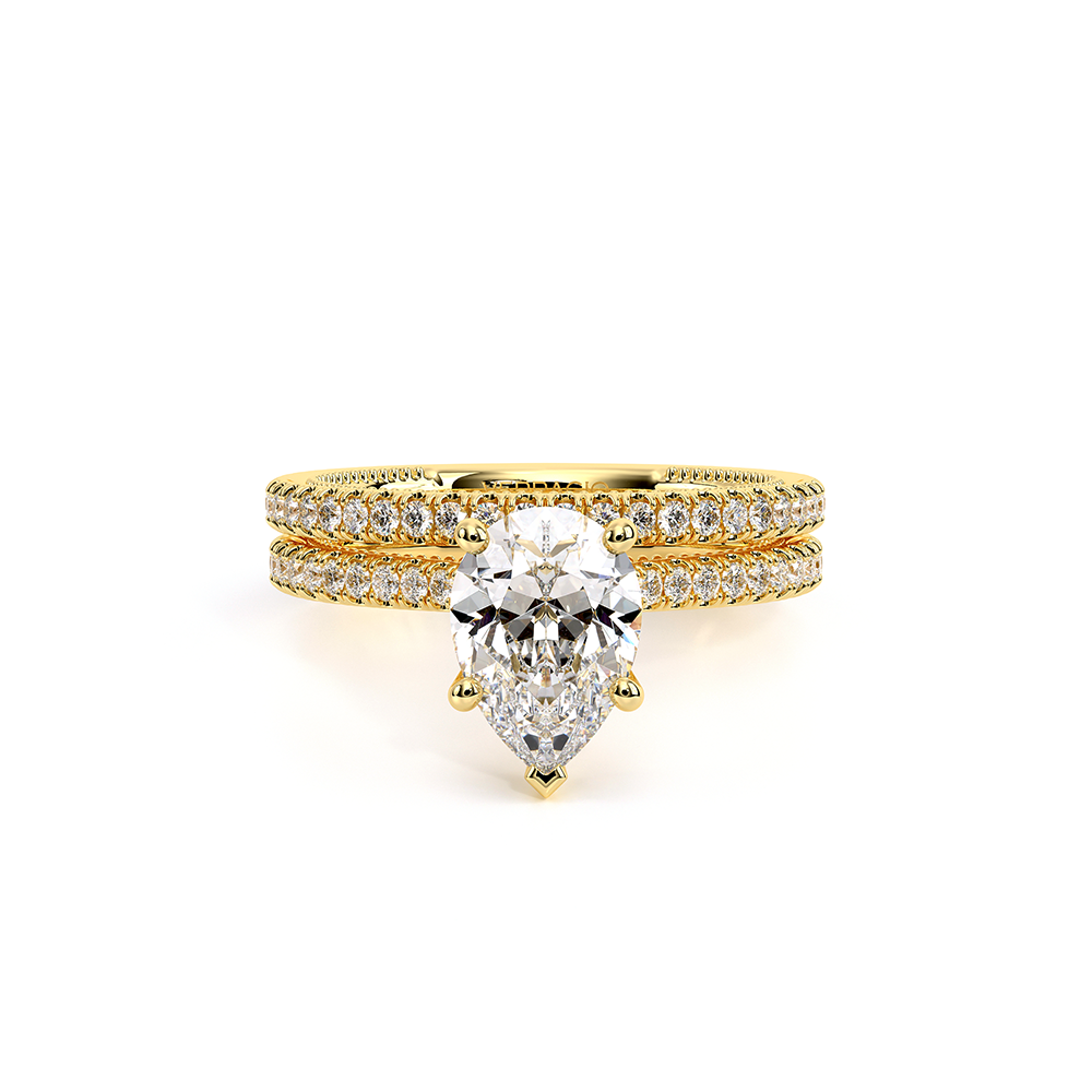 Verragio Pave Pear Engagement Ring
