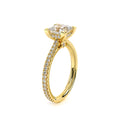 Renaissance-992P13-14K Yellow Gold Princess