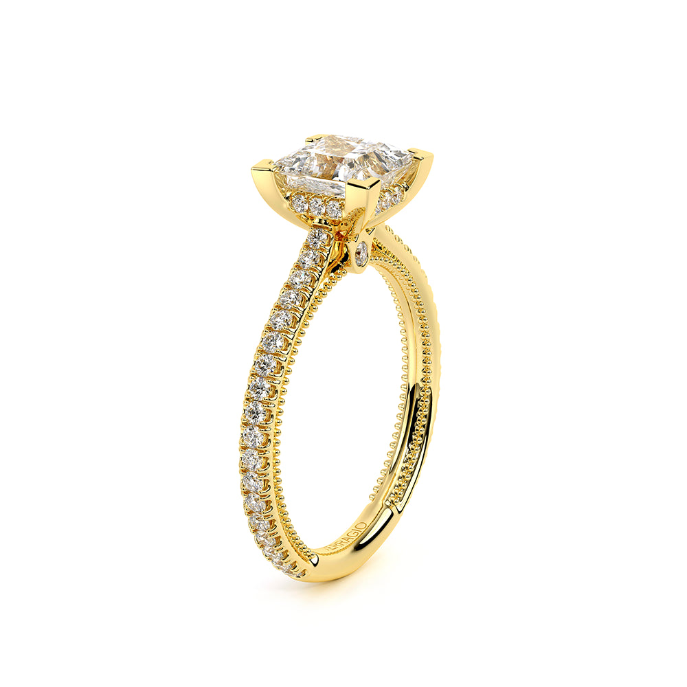 Renaissance-992P13-14K Yellow Gold Princess