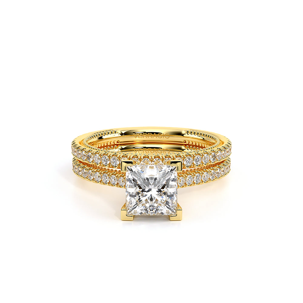 Renaissance-992P13-14K Yellow Gold Princess