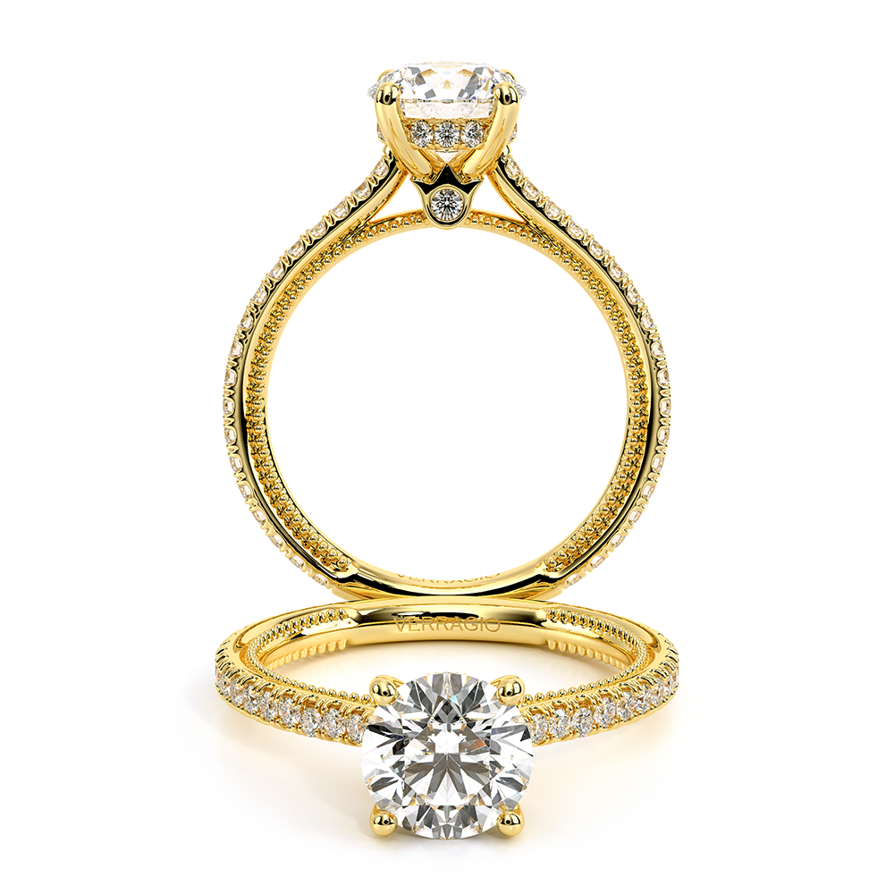 Verragio Pave Round Engagement Ring