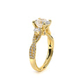 Renaissance-962-3OV12-14K Yellow Gold Oval