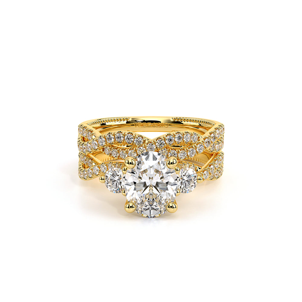 Renaissance-962-3OV12-14K Yellow Gold Oval