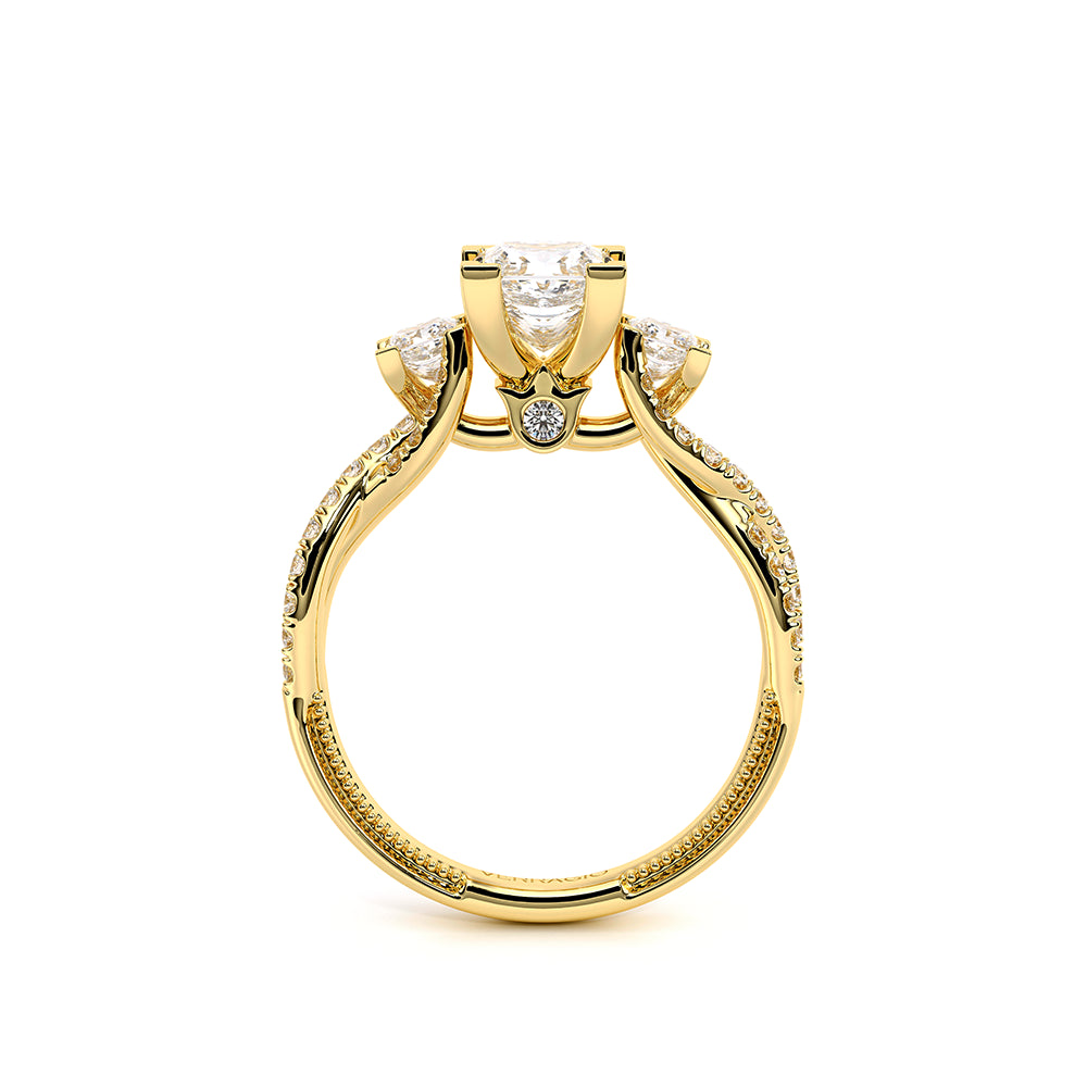 Renaissance-962-3P12-14K Yellow Gold Princess
