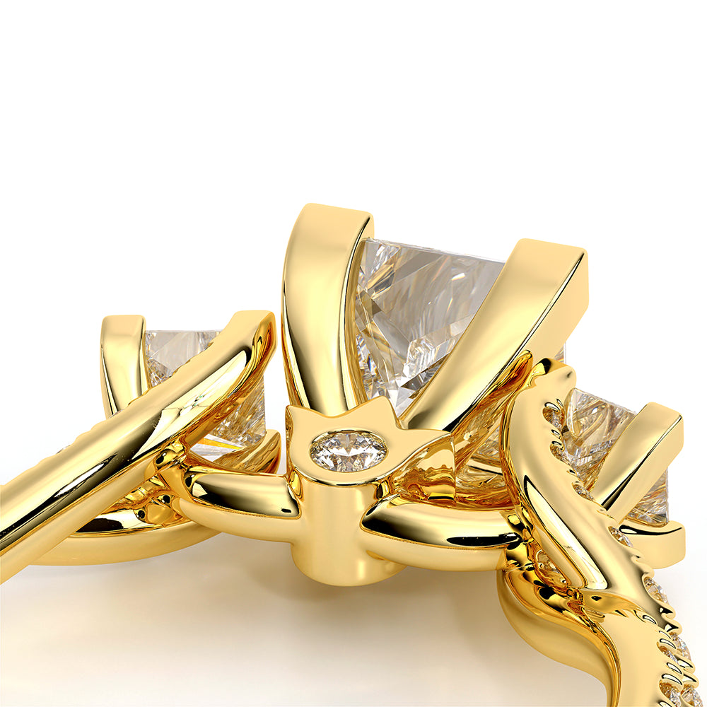 Renaissance-962-3P12-14K Yellow Gold Princess