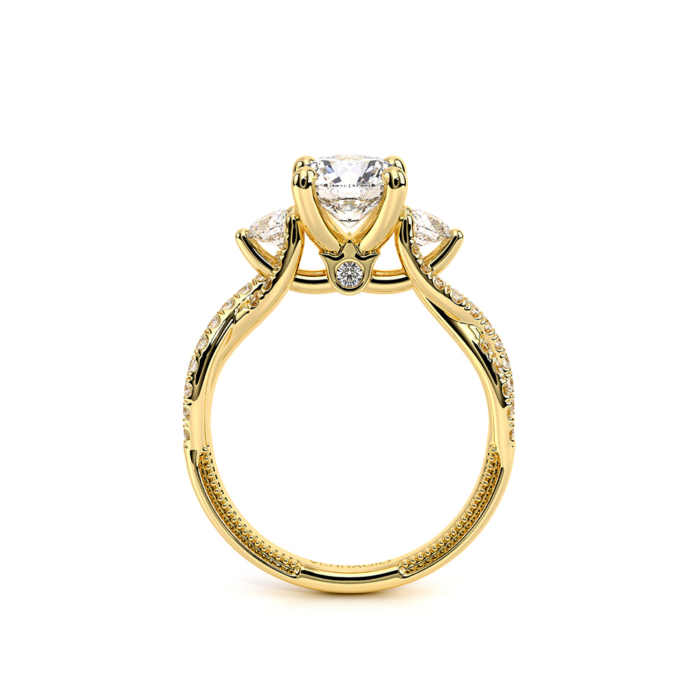 Renaissance-962-3R12-14K Yellow Gold Round