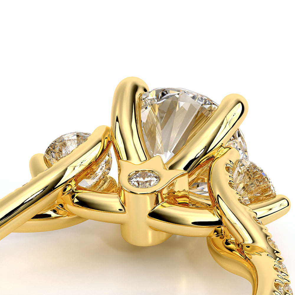 Renaissance-962-3R12-14K Yellow Gold Round