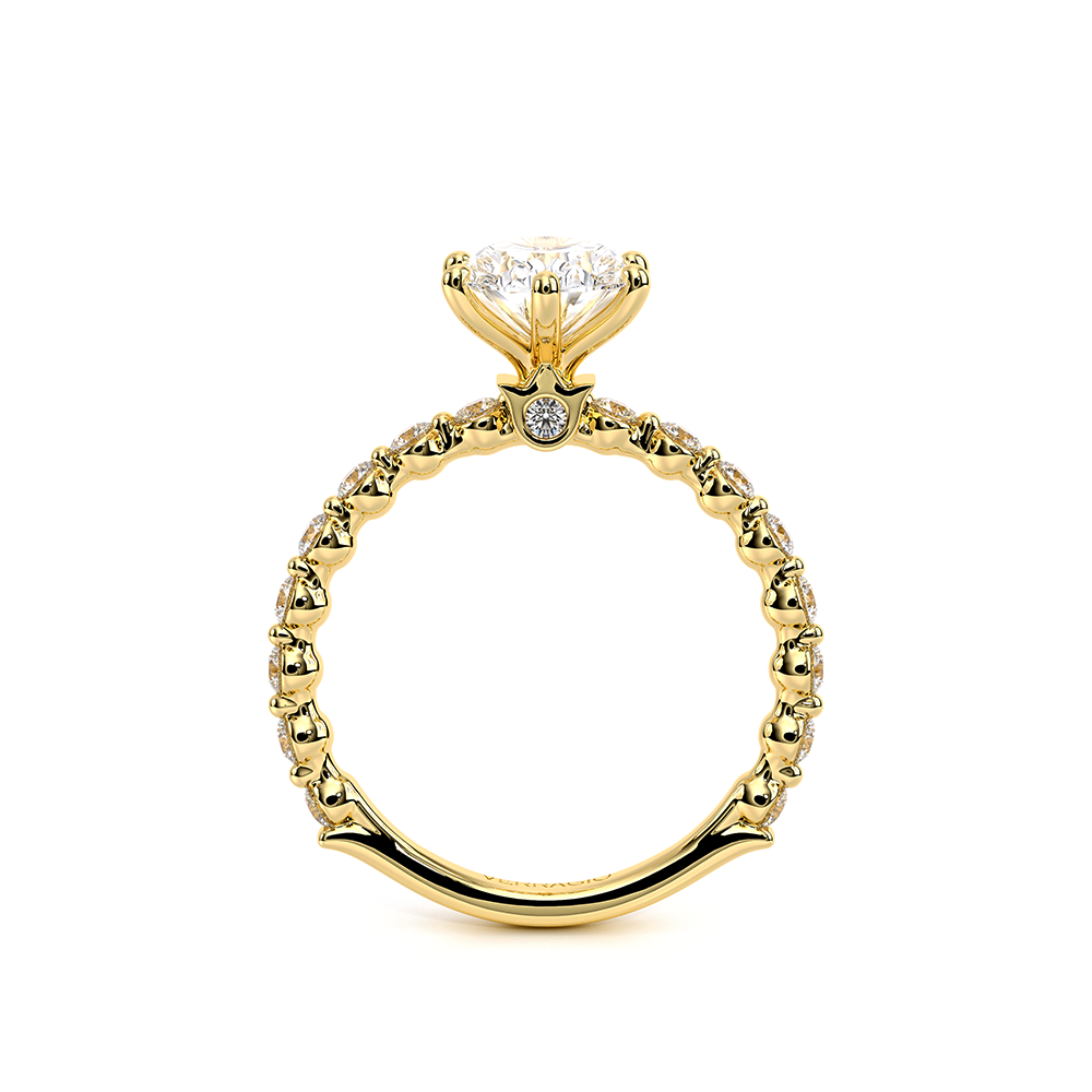 Verragio Pave Oval Engagement Ring