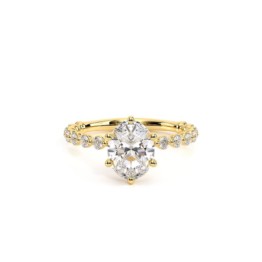 Verragio Pave Oval Engagement Ring