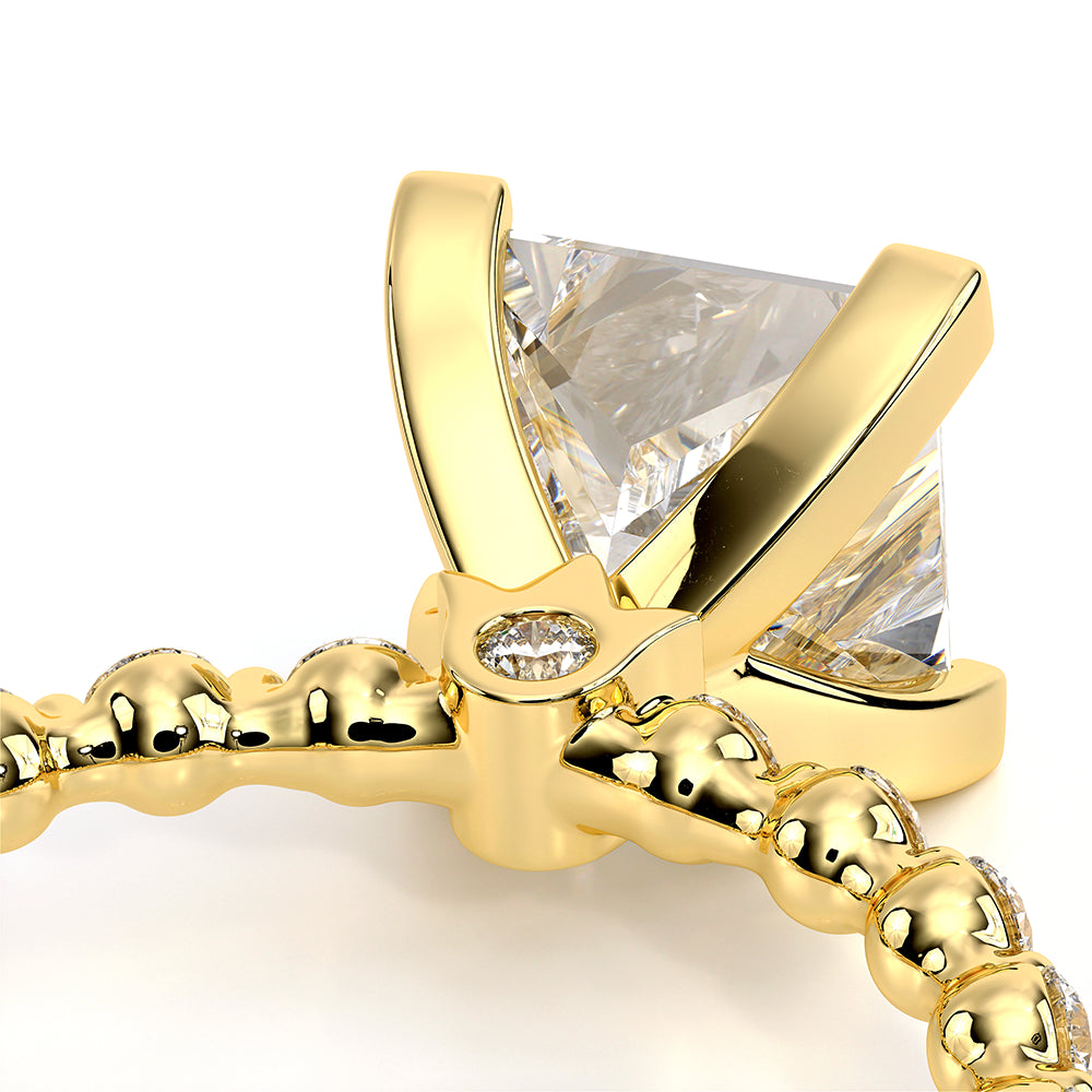 Renaissance-989P20-18K Yellow Gold Princess