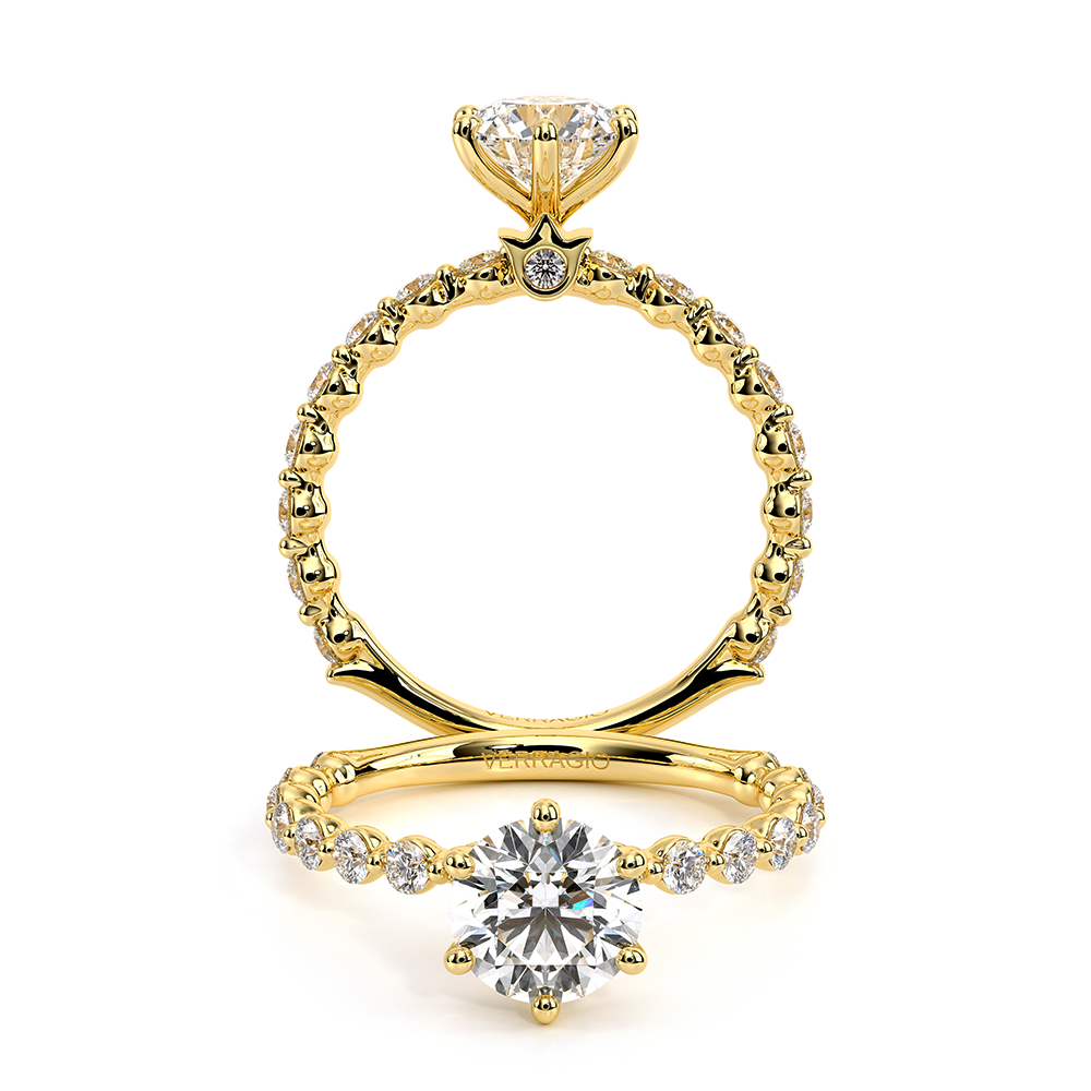 Verragio Pave Round Engagement Ring