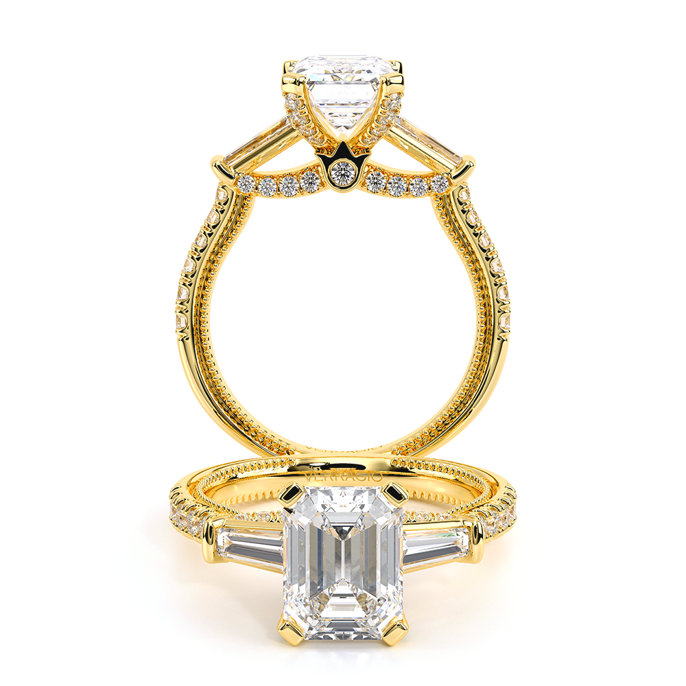 Verragio Emerald Engagement Ring