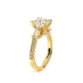 Renaissance-991P15-14K Yellow Gold Princess