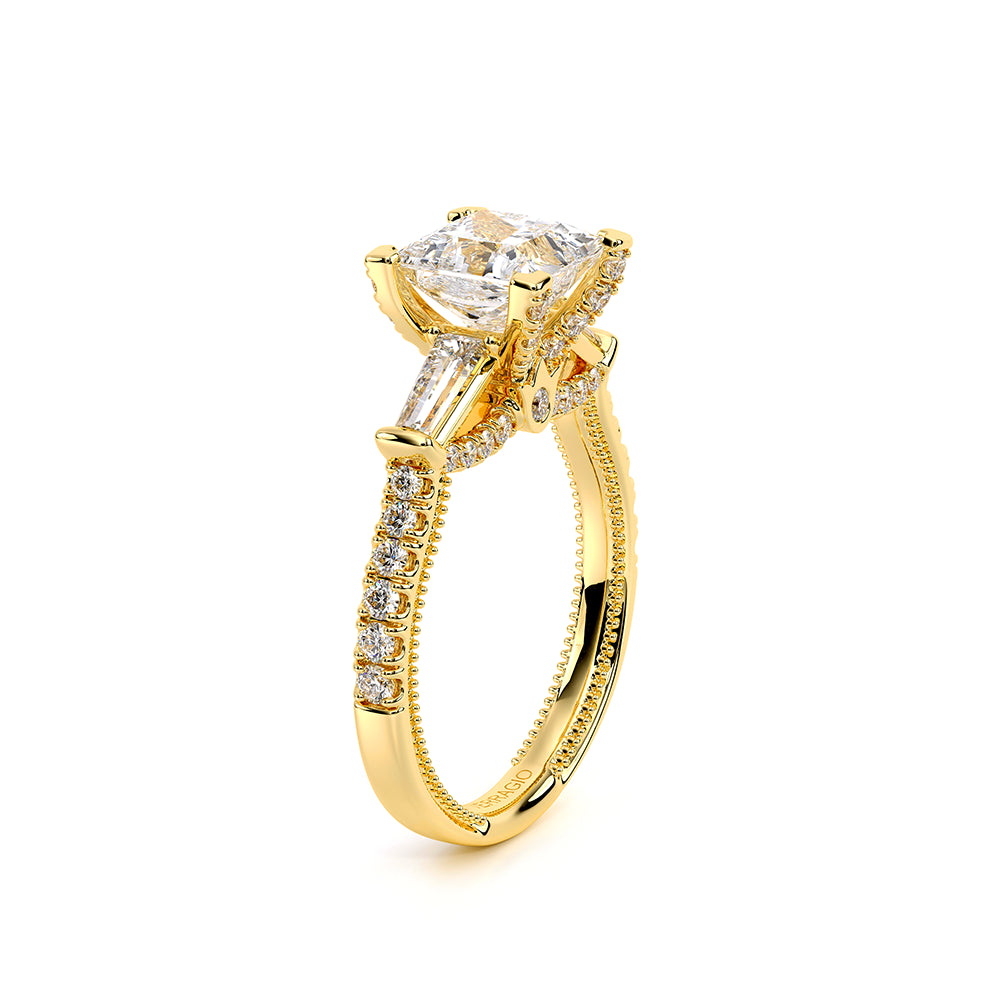 Renaissance-991P15-14K Yellow Gold Princess