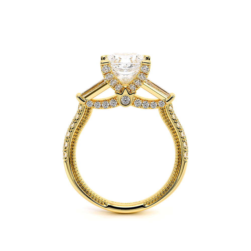 Renaissance-991P15-14K Yellow Gold Princess