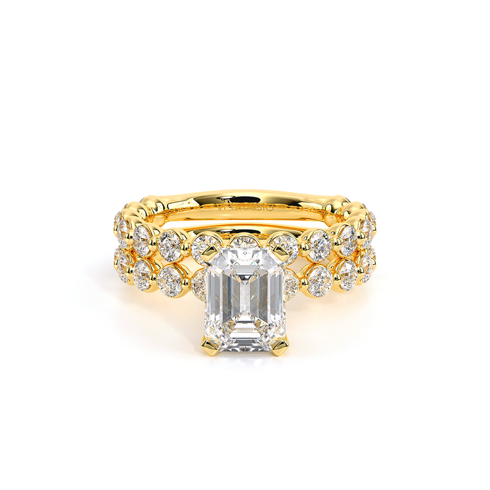 Renaissance-989EM25-18K Yellow Gold Emerald