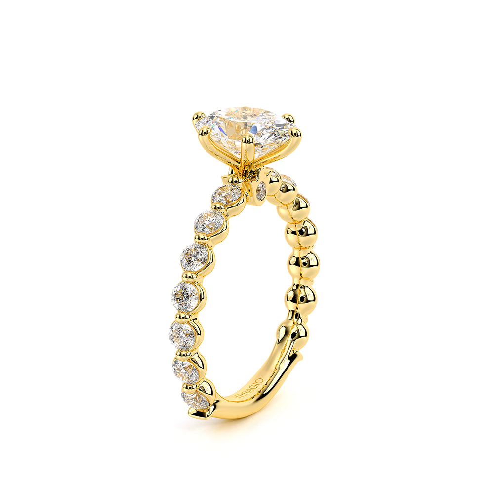 Renaissance-989OV25-14K Yellow Gold Oval