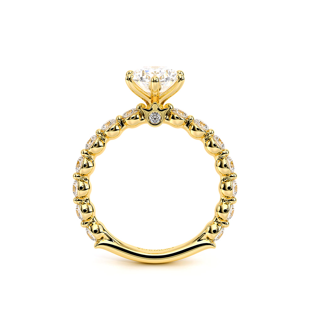 Renaissance-989OV25-18K Yellow Gold Oval