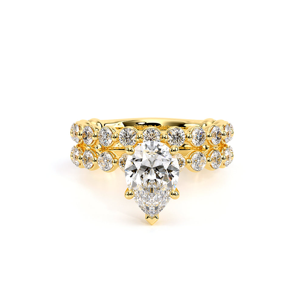 Renaissance-989PS25-14K Yellow Gold Pear