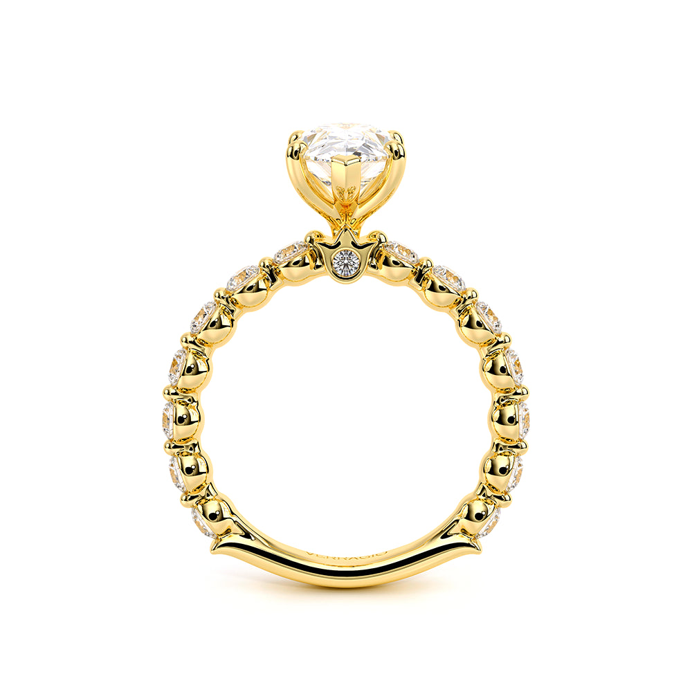 Renaissance-989PS25-14K Yellow Gold Pear