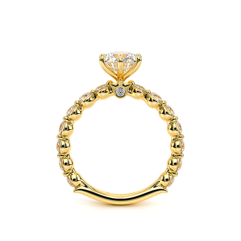 Renaissance-989R25-18K Yellow Gold Round