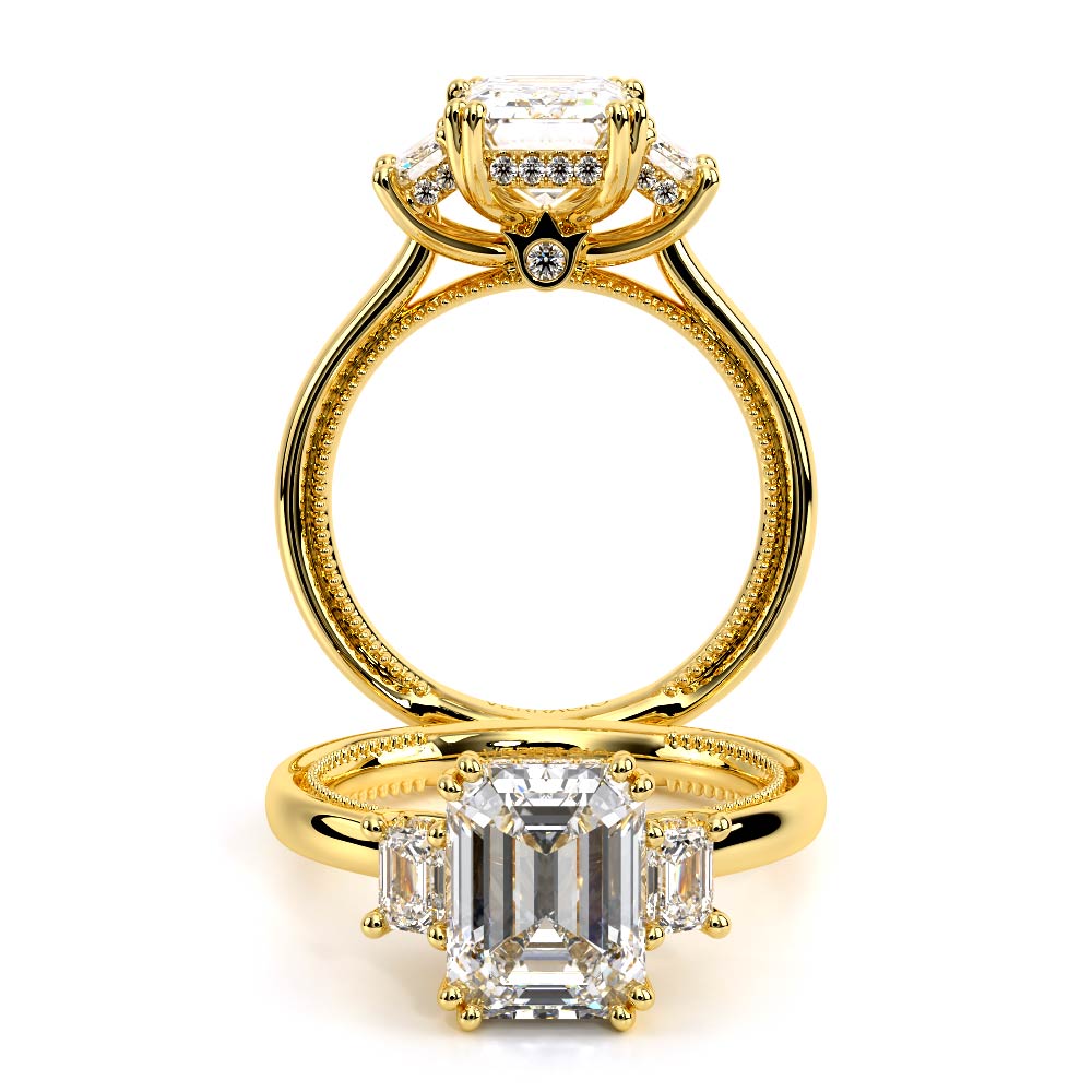 Verragio Emerald Engagement Ring